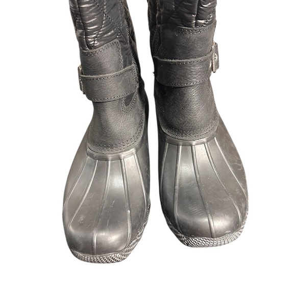NWOT Sperry Women's Saltwater Buckle Nylon Quilted Winter Boots 6.5 - Picture 4 of 7